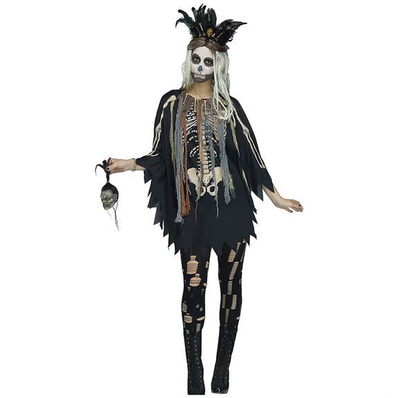 Morris Costumes FW90435 Women's Voodoo Poncho