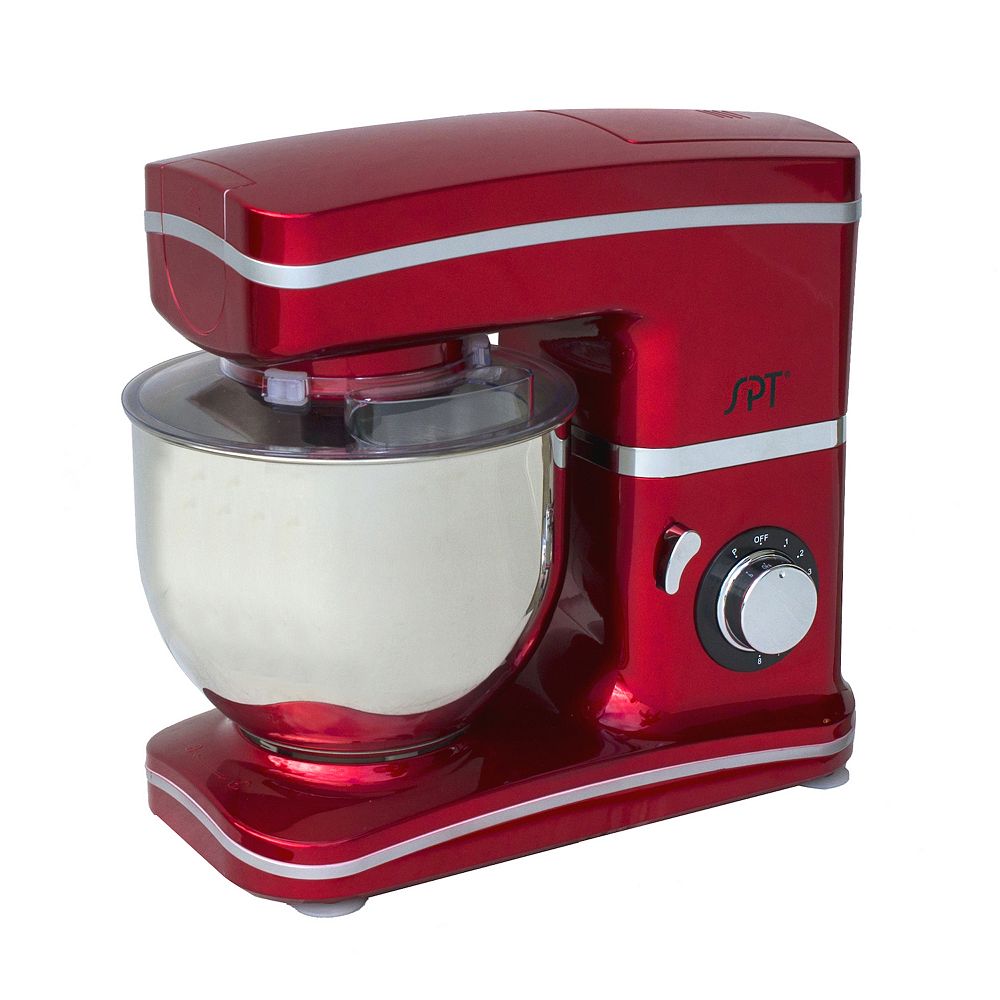 Sunpentown 8-Speed Stand Mixer - Red