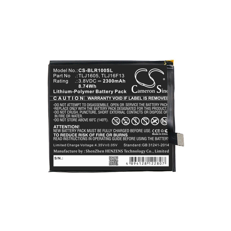 BLU R0030UU R1 HD S0210UU Studio Touch Replacement Battery BatteryClerkcom Mobile Phone