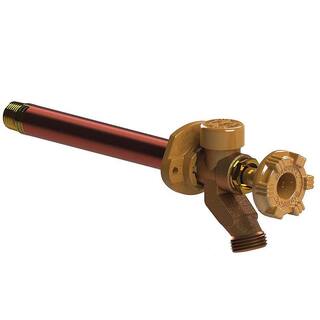 Woodford 12 in. MPT x 12 in. FSWT x 24 in. L Freezeless Brass Model 17 Anti-Siphon Sillcock 17CP-24-MH