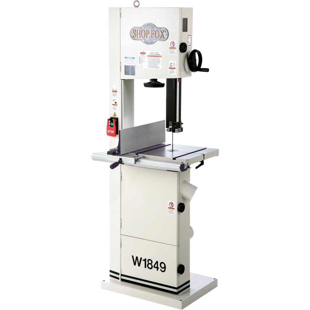 Shop Fox Resaw Bandsaw 110V/220V 2HP 1 Phase