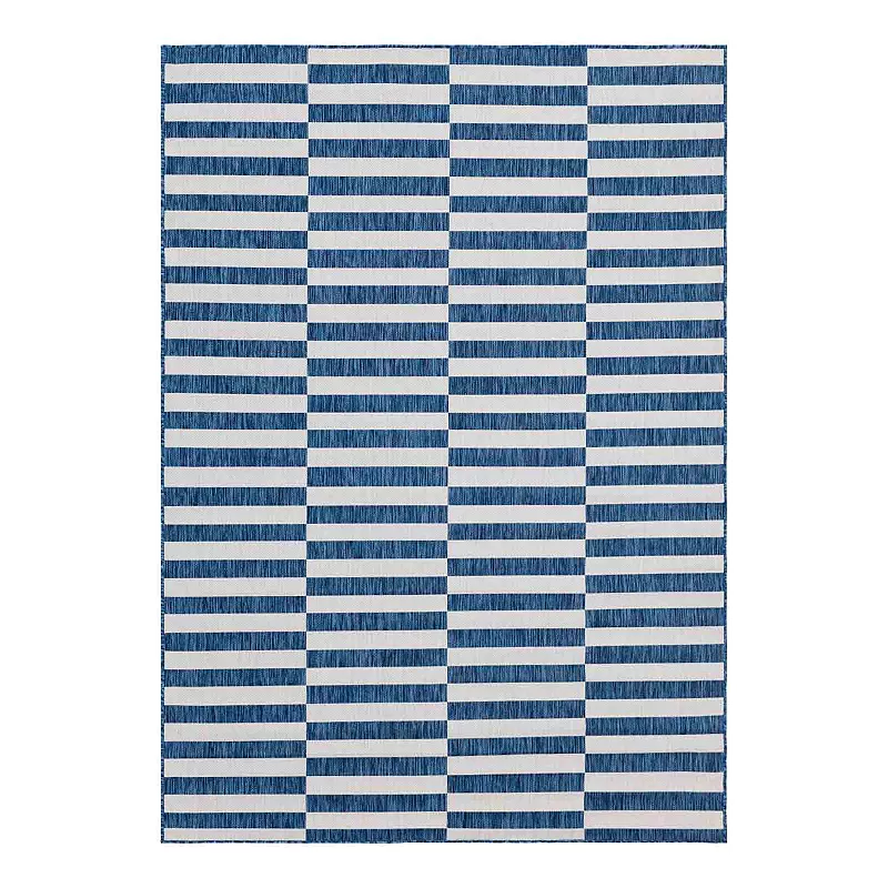 Unique Loom Outdoor Striped Rug