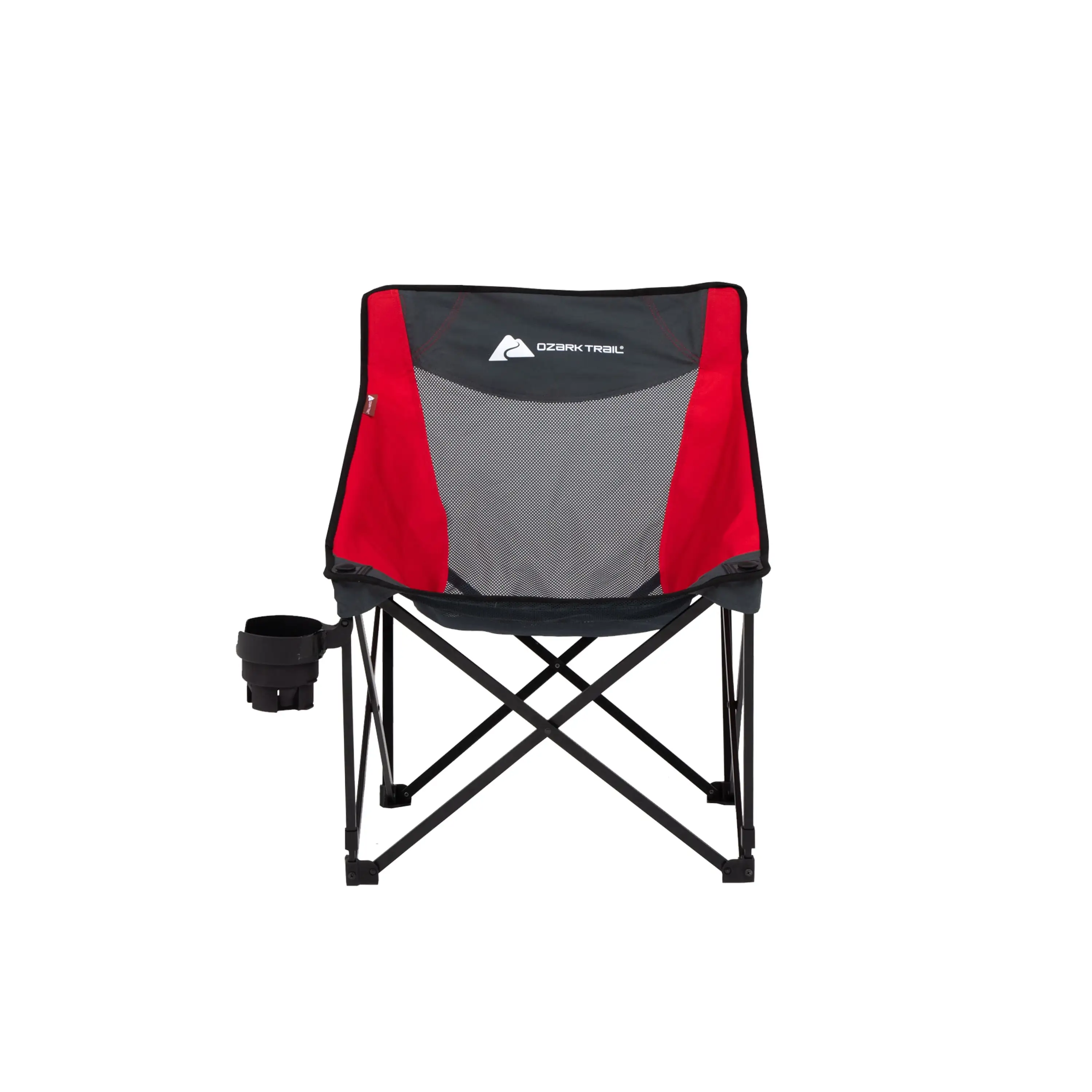 Ozark Trail Camping Chair, Red and Gray
