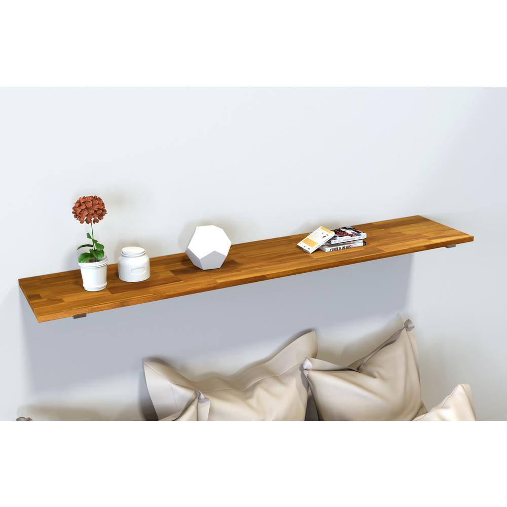 Interbuild 36 in. L x 20 in. D x 0.7 in. T Solid Acacia Appearance Board Golden Teak 668769