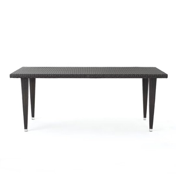 Outdoor 33*75 PVC Rectangular dining table，for patio，garden