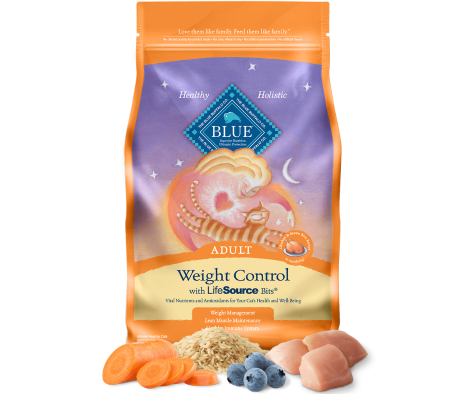 Blue Buffalo Weight Control - Overweight， Adult Cat Chicken and Brown