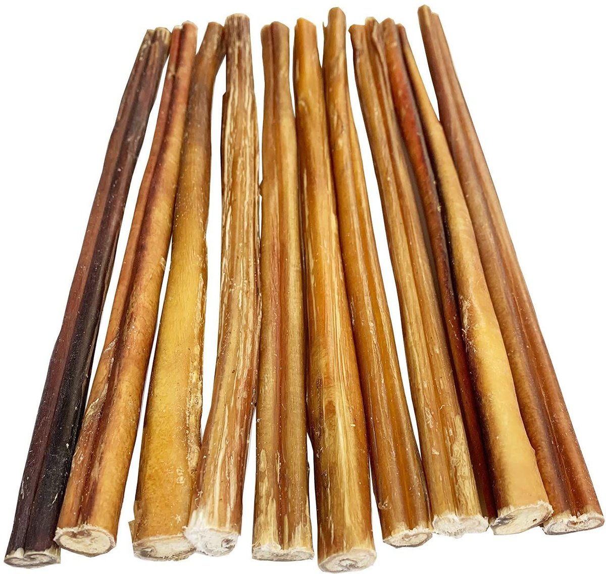 Amazing Dog Treats 12-inch Bully Stick Dog Treats， 12 count