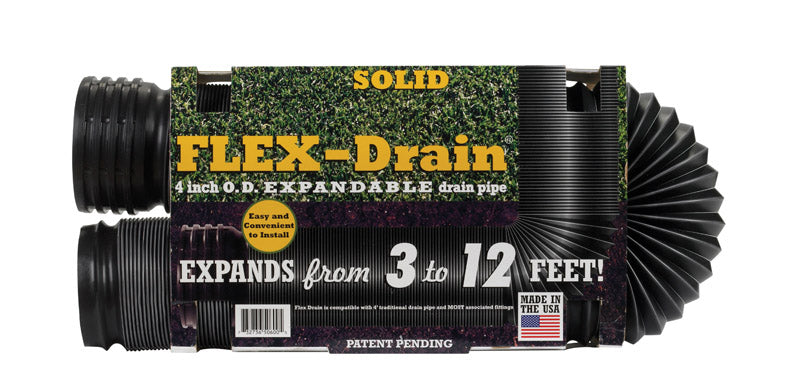 FLEX-DRAIN SOLID 12'