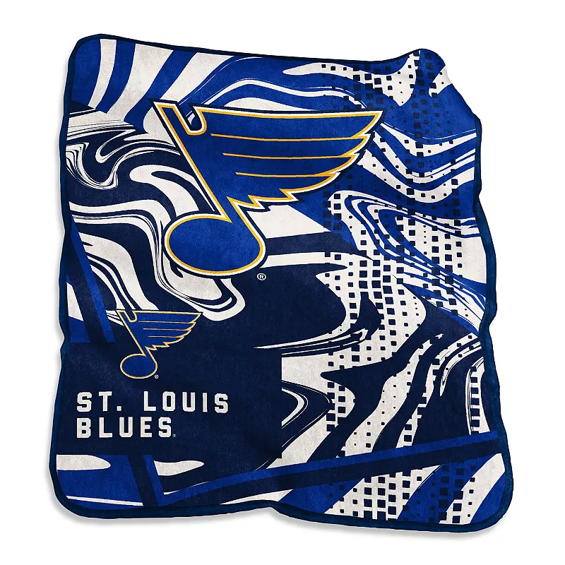 St. Louis Blues 50 x 60 Swirl Raschel Throw Blanket