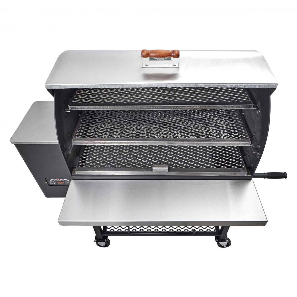 Pitts and Spitts Maverick 2000 Pellet Grill W/ 8-Inch Wheel Upgrade