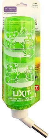 Lixit Critter Brites Guinea Pig Water Bottle， Color Varies