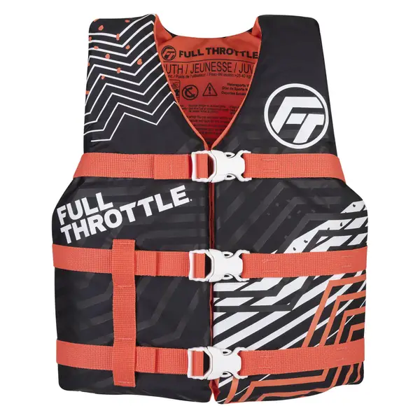 Full Throttle Youth Nylon Life Vest