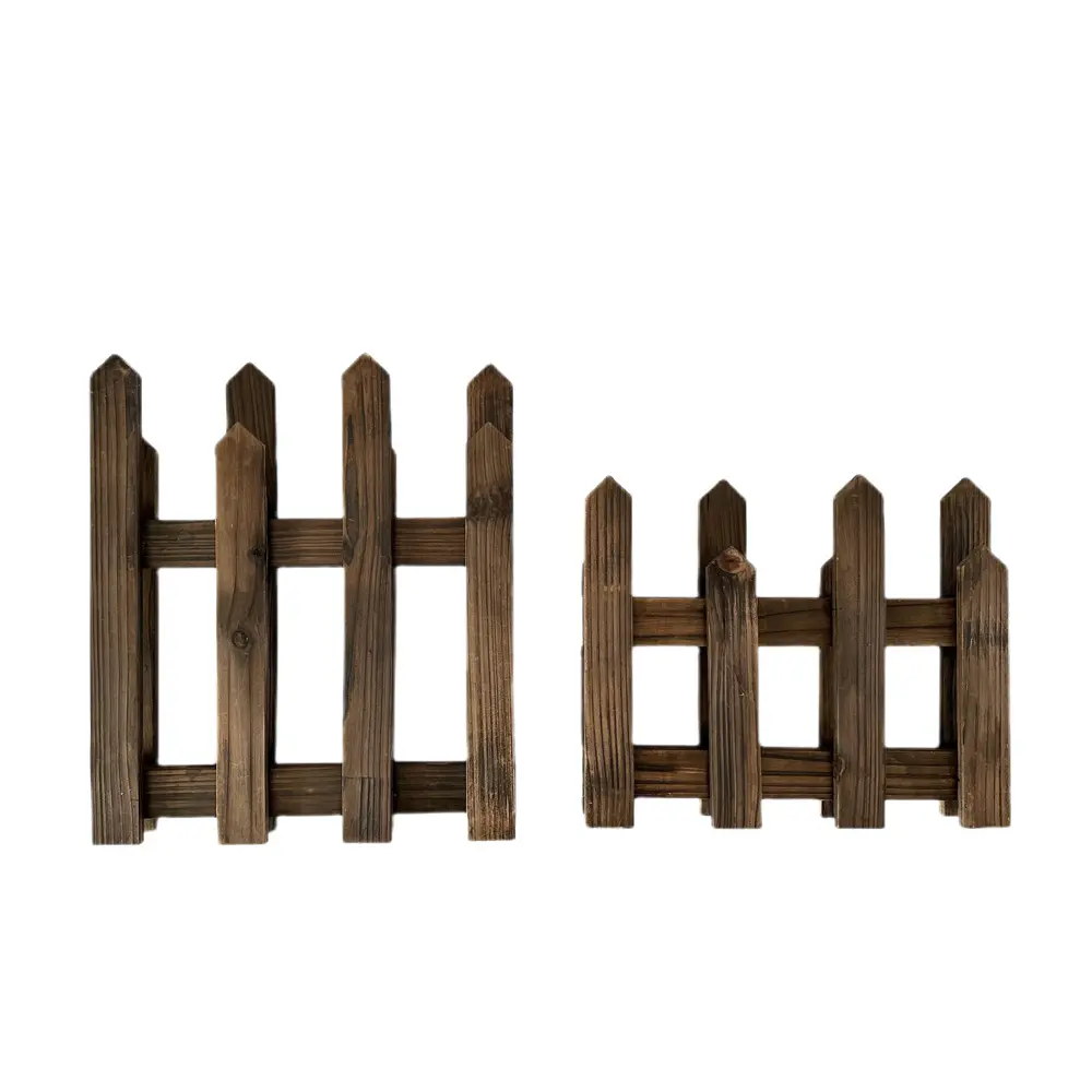 Manufacturer supply fir wooden small garden trellis fence wall wooden garden fence