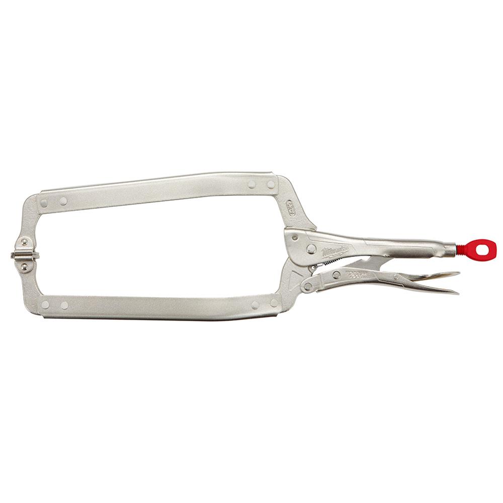 Milwaukee Tool 48-22-3520 Milwaukee TORQUE LOCK Locking C-Clamp Pliers with Swivel Jaws