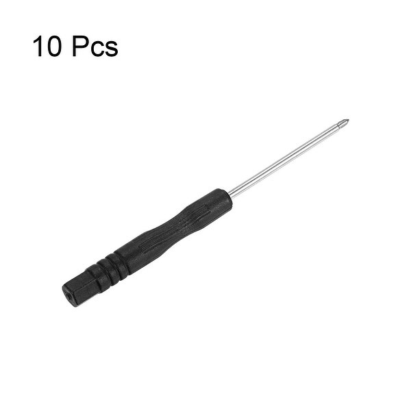 0.6Y Mini Screwdriver for Watch Eyeglasses Metal Buckle Electronic Repair 10 Pcs - Black - - 37422479