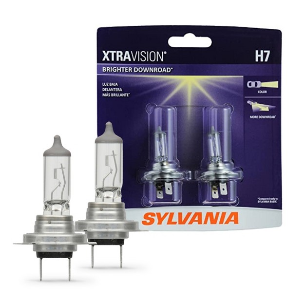 Sylvania H7 Xtravision Halogen Headlight Bulb contains 2 Bulbs