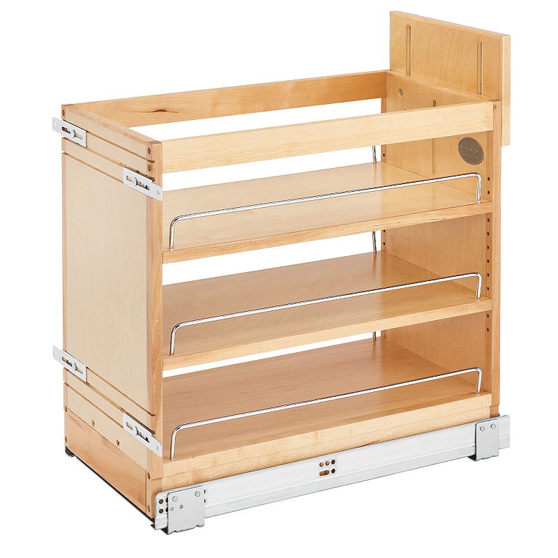 Rev-A-Shelf 11 Door/ Drawer Base Cabinet Organizer Soft-Close， 448-BDDSC-11C