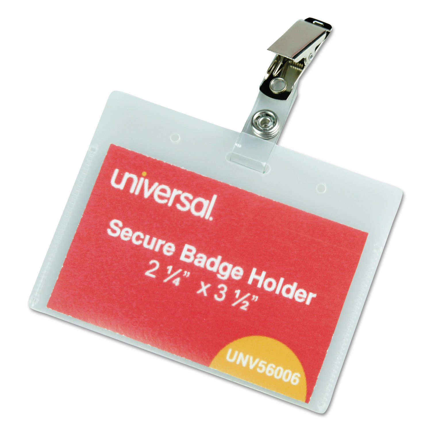 Deluxe Clear Badge Holder w