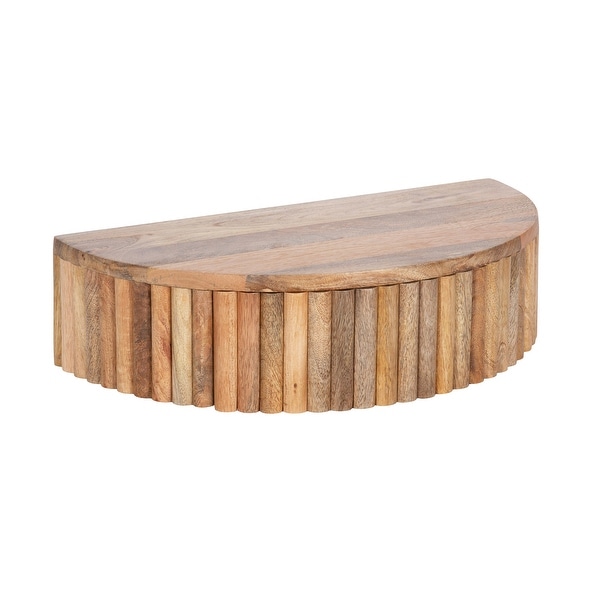 Kate and Laurel Reid Ribbed Floating Side Table