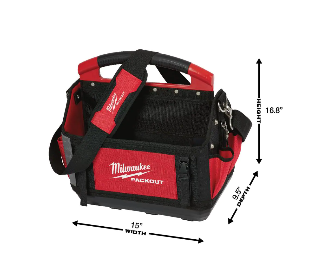 Milwaukee 48-22-8315-48-22-3079 15 in. PACKOUT Tote with 6-in-1 Wire Stripper Pliers