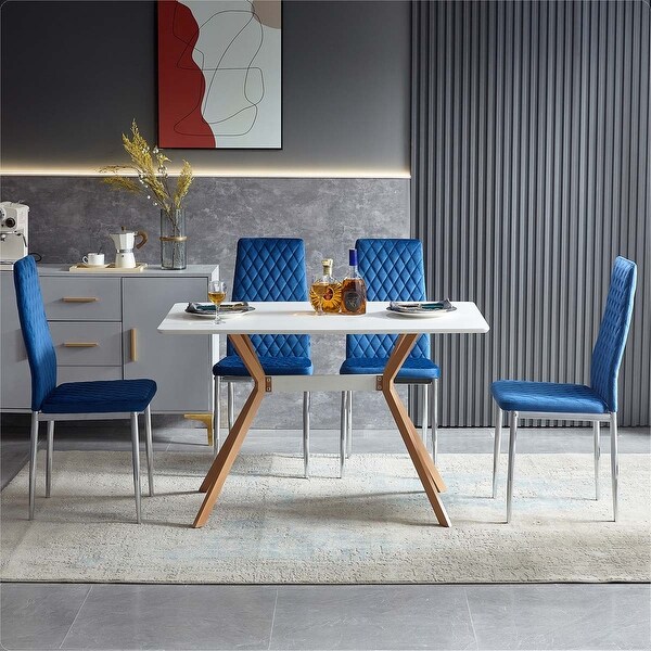 Modern simple style dining chair set of 4