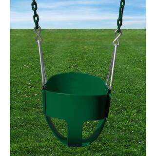 Gorilla Playsets Full-Bucket Swing with Chain in Green 04-0008-GG