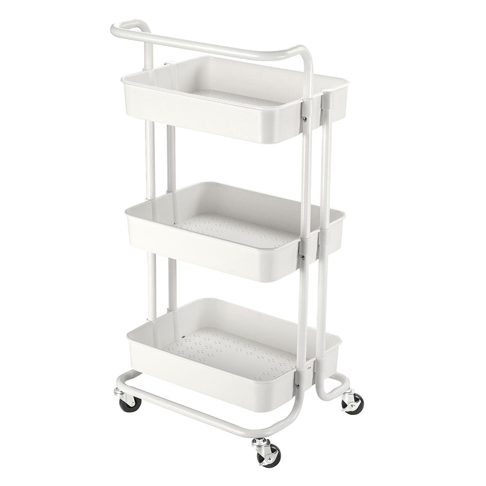 Yescom Rolling Craft Storage Cart on Wheels 3 Tiers