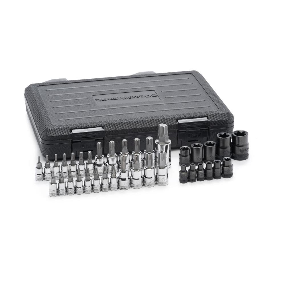 GEARWRENCH TORX Master Socket Set 36 Pc. 1/4 3/8 and 1/2 In. Drive 80728 from GEARWRENCH