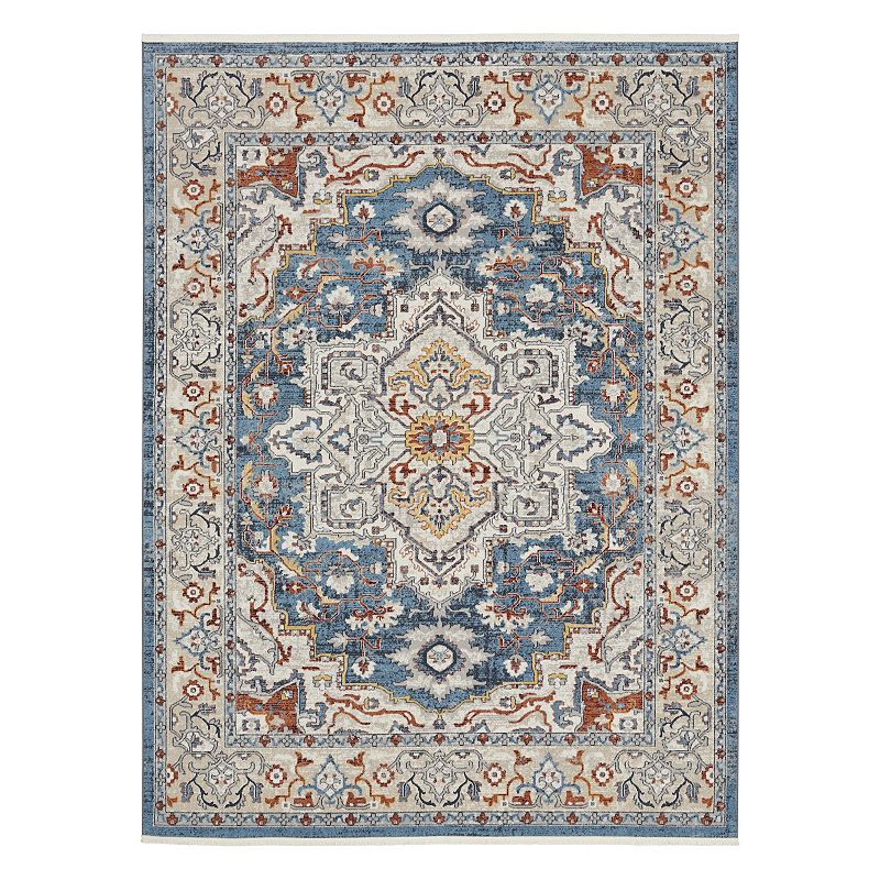 Nourison Geneva Traditional Bordered Fringe Indoor Rug