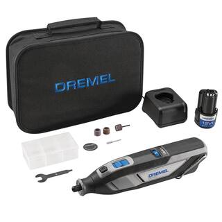 Dremel 12V Li-Ion 2-Amp Variable Speed Cordless Rotary Tool Kit with 2Ah Battery 1 Charger 5 Accessories and Storage Bag 8240-5