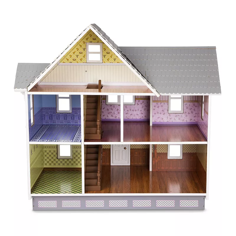 Melissa and Doug Classic Heirloom Victorian Wooden Dollhouse