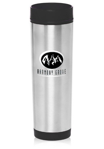 Blank 16 oz. Slim Color top Travel Mugs