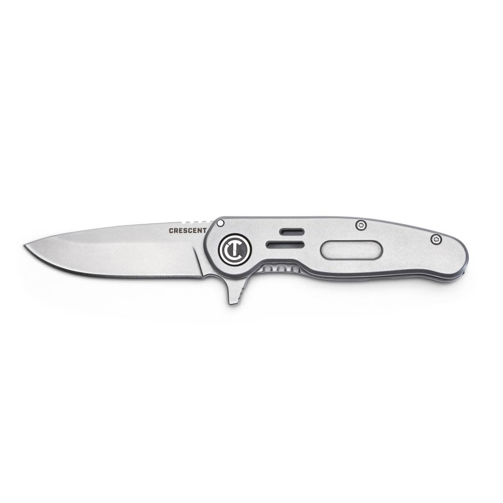 CRESCENT Low Profile Pocket Knife 3.25 Frame Lock