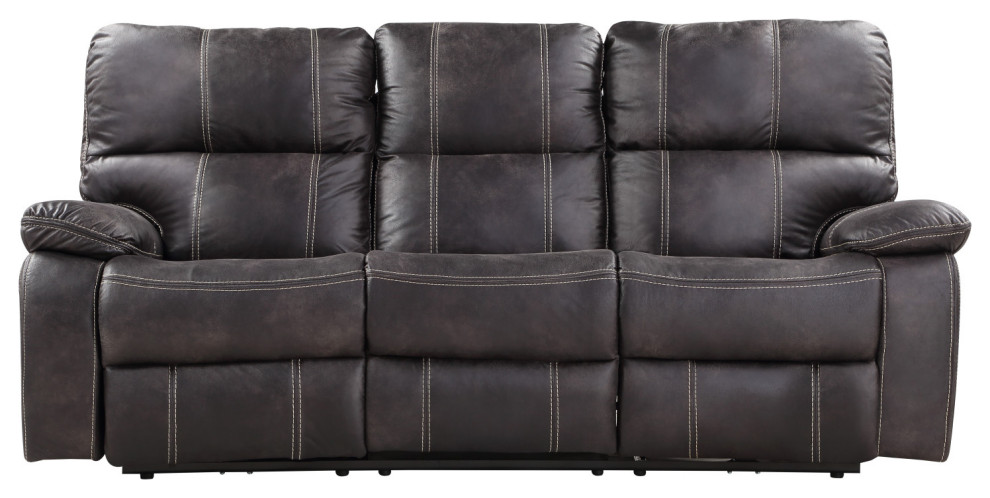 Kimberly Reclining Sofa  Dark Graphite   Contemporary   Sofas   by Lorino Home  Houzz