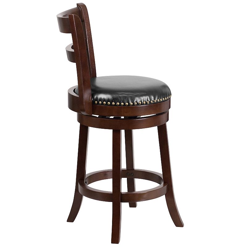 Flash Furniture Cappuccino Swivel Counter Stool