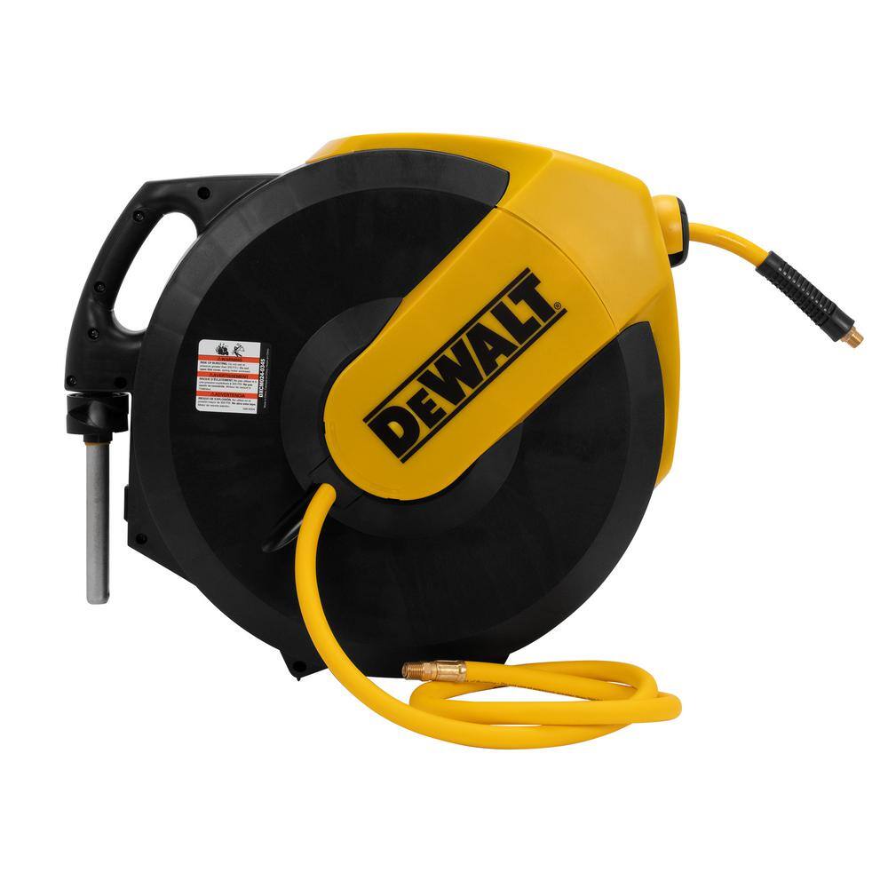 DW 38 in. x 50 ft. Enclosed Air Hose Reel with Hybrid Hose DXCM024-0345