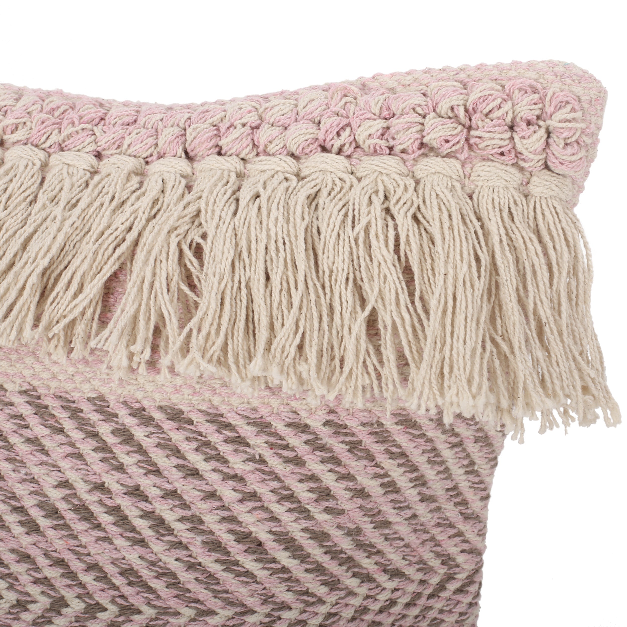 Sakina Hand-Loomed Boho Pillow Cover