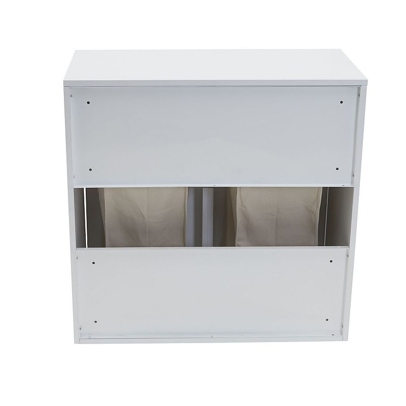 Household Essentials Double Metal Hamper Cabinet