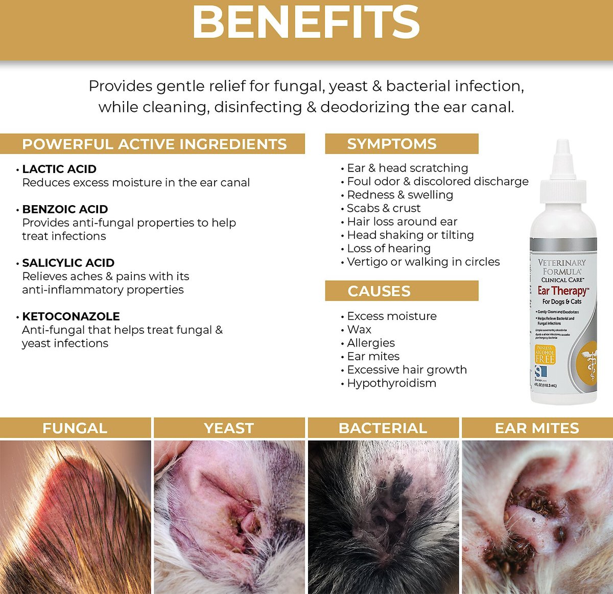 Veterinary Formula Clinical Care Ear Therapy