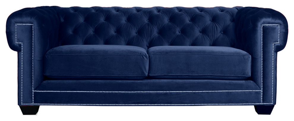 Nativa Interiors Cornell Chesterfield 72 quotSofa   Contemporary   Sofas   by Nativa Interiors  Houzz