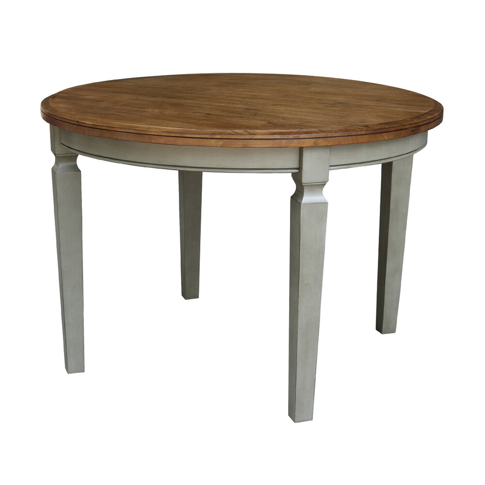 44 x 44 in. Round Top Dining Table   N/A