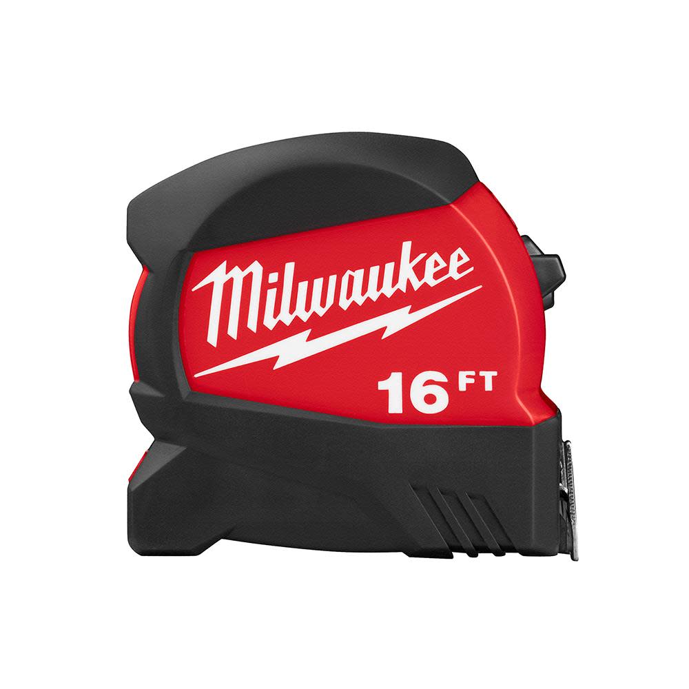 Milwaukee 16Ft Compact Wide Blade Tape Measure 48-22-0416 from Milwaukee