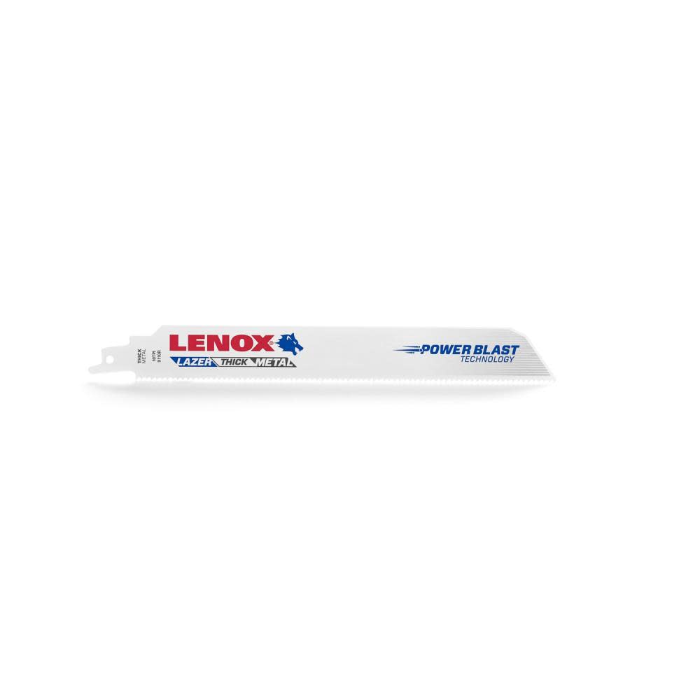 LENOX Reciprocating Saw Blade B9110R 9 X 1 X .042 X 10 TPI 25pk ;