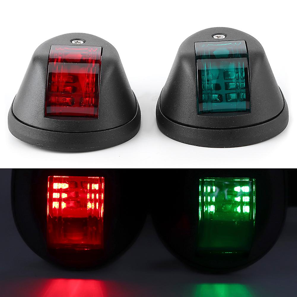 Dc12v-24v 3w Led Navigation Light Signal Lamp Ip66 Waterproof For Marine Boat Yachtblack