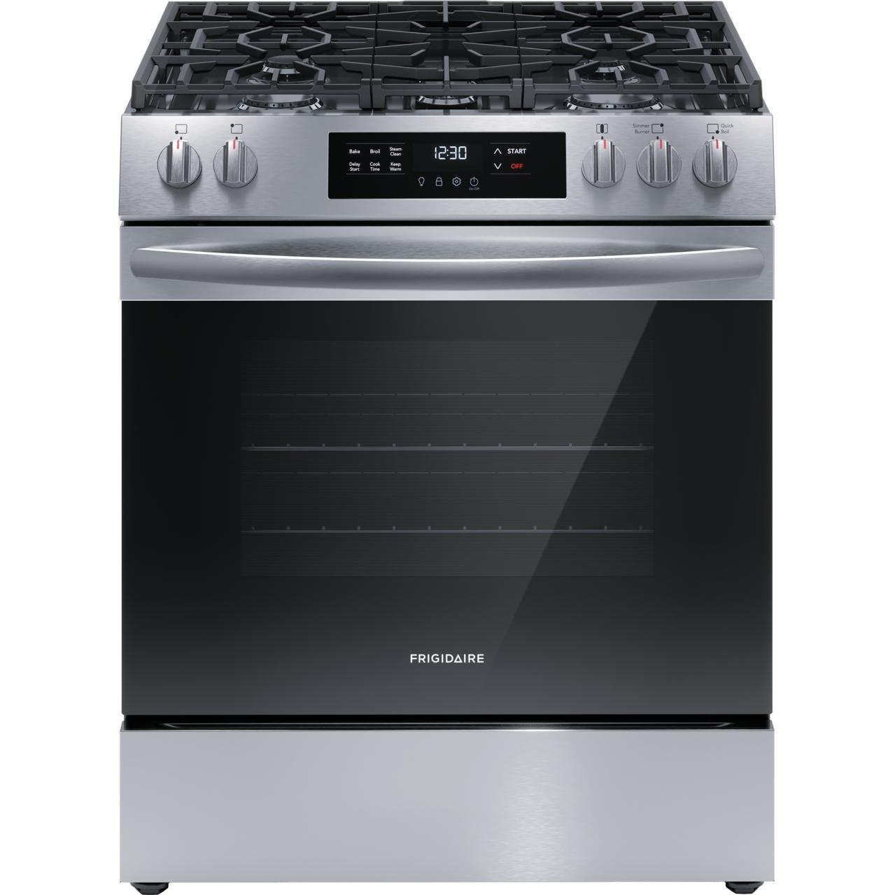 Frigidaire 30-inch Freestanding Gas Range FCFG3062AS