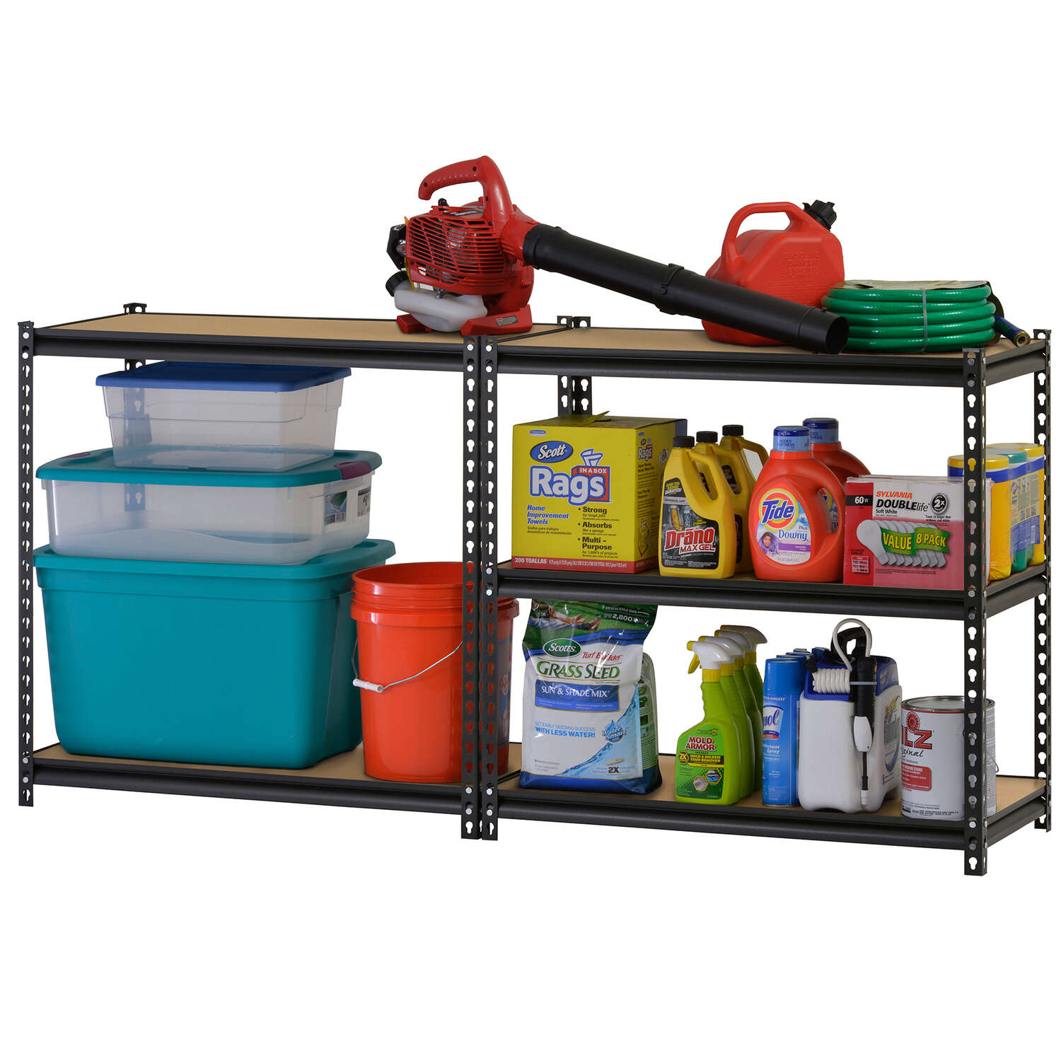 Muscle Rack Edsal 72 in. H X 36 in. W X 18 in. D Steel Shelving Unit