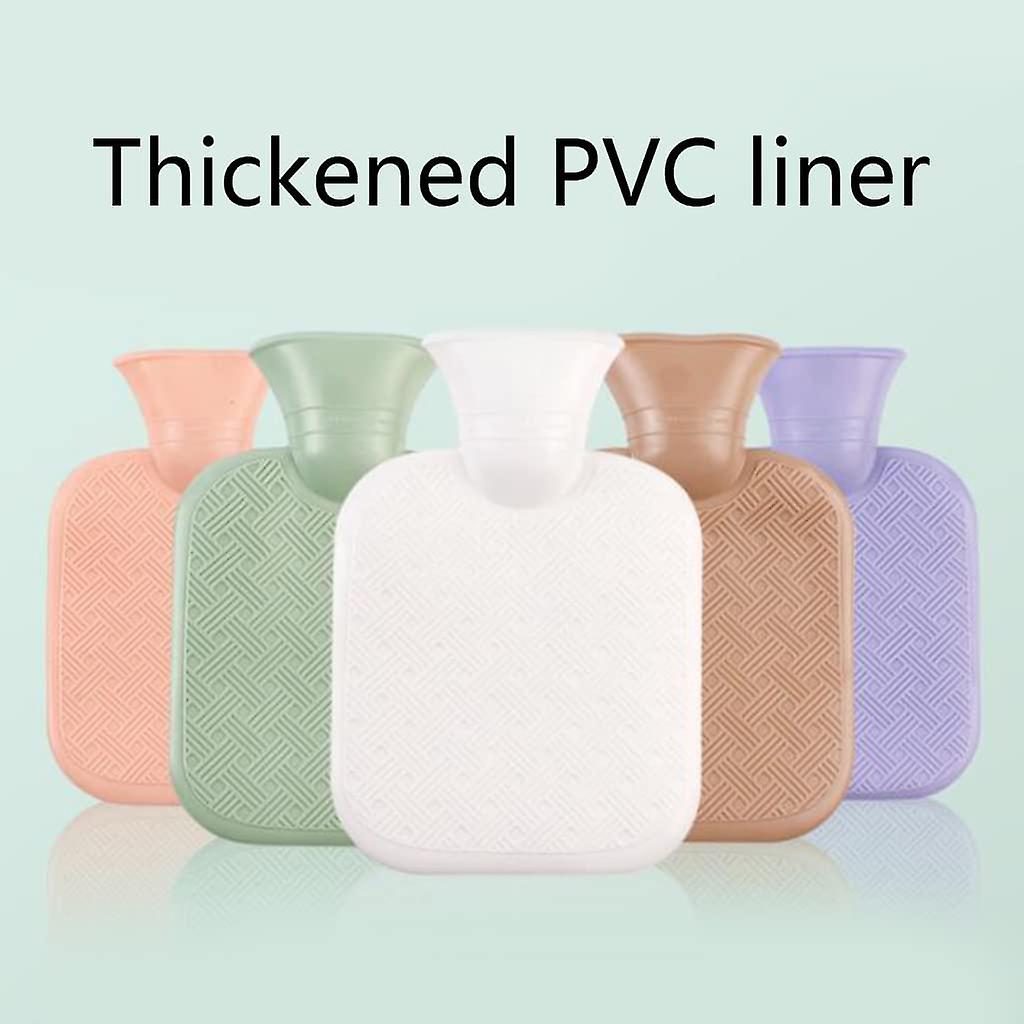 Hot Water Bottle Warm Water Bag Pvc Hot Water Pouch With Soft Plush Hand Waist Warmer Cover Hot Water Bag