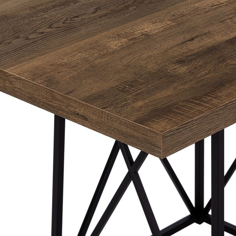 Monarch Contemporary X-Frame Dining Table