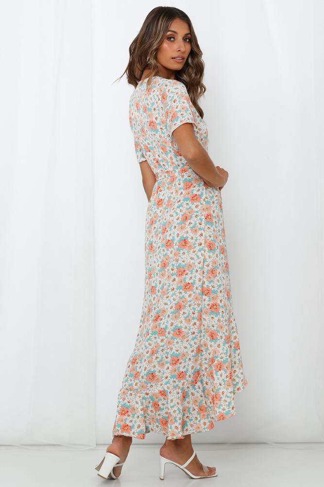 Little Child Inside Of Me Maxi Dress Peach