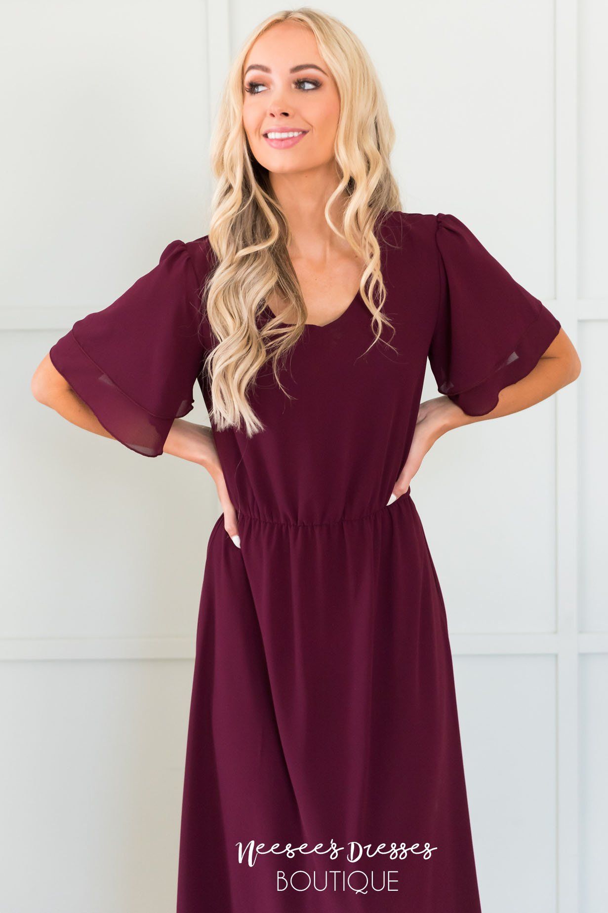 The Chloe Chiffon Maxi Dress